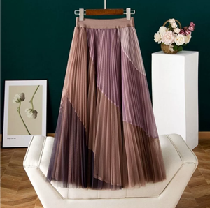 Hot Selling Ladies New Design <strong>Skirts</strong> Woman <strong>Patchwork</strong> Long <strong>Skirt</strong> - Product Image 2
