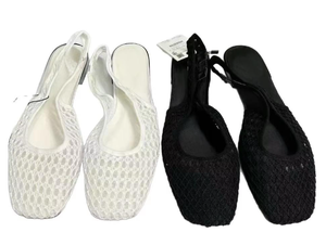 Sandalias Planas de Malla con Punta Cerrada, Estilo Coreano, para Mujer, Verano 2025, Suela de Goma, Diseño sin Talón - Product Image 5