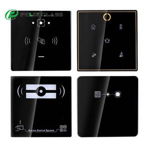 Panel de Vidrio Templado Personalizado, Panel de Control de Interruptor de Vidrio Templado, Serigrafía, Procesamiento de Bordes Curvos 2.5D, Uso en Hoteles - Product Image 3