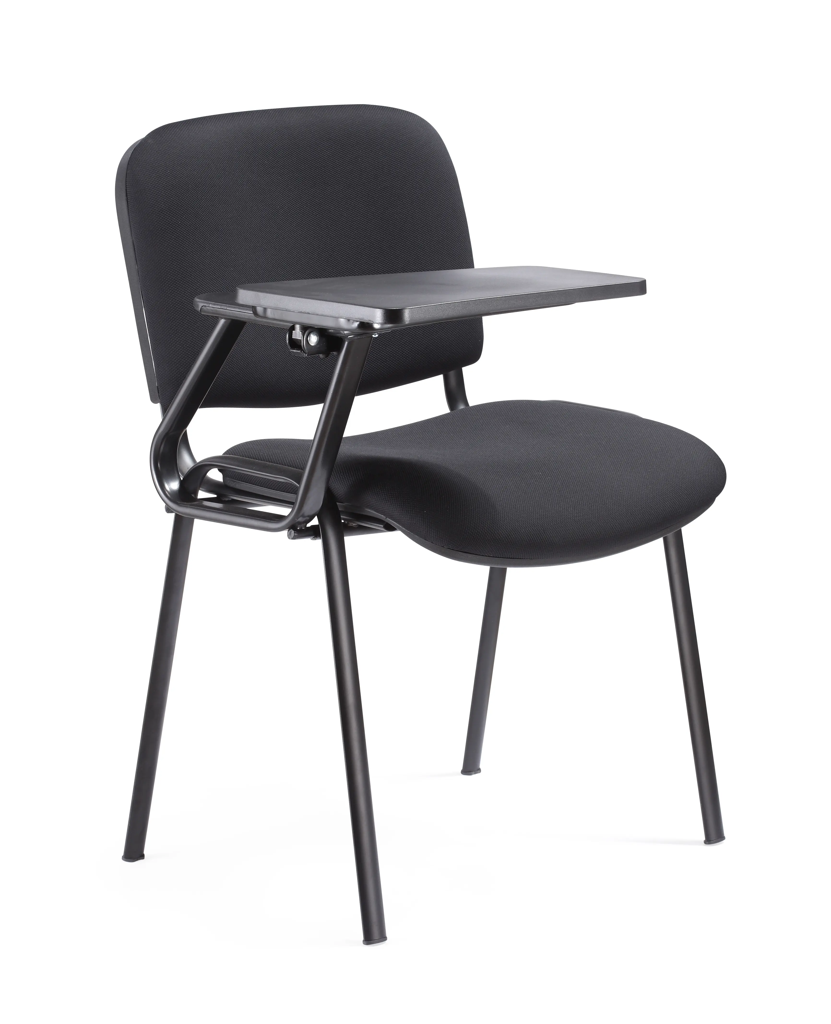 Basit tasarım şezlong colier avec pupitre okul öğrenci eğitim sandalye ile yazma pedi kurulu taburete