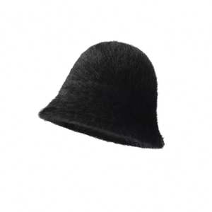 Nouveau Chapeau Bob Femme en Fausse Fourrure de Lapin Personnalisé, Tendance Automne Hiver, à Bord Moelleux et Doux, Chaud pour le Froid - Product Image 5