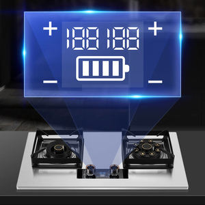 Châu Âu tốt nhất người bán đen 2-burner chuyên nghiệp gas đung với bộ đếm thời gian xách tay điện HOB Đối với trang chủ và nấu ăn ngoài trời - Product Image 5