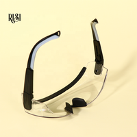 RISI Professional UV LED Glue Shaker Glasses pour extensions de cils, réutilisables, en plastique écologique, avec adhésif à séchage rapide