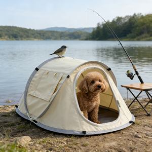 Tente de camping pour animaux de compagnie de qualité supérieure, professionnelle, pour l'extérieur, avec fenêtre, pour <span class=keywords><strong>la</strong></span> randonnée, le camping, les abris et les aventures - Product Image 2