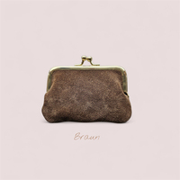 Nouveauté : Sac à Bijoux en Cuir Véritable pour Enfants, Porte-Monnaie Vintage Mini en Cuir de Vache avec Corde, Sac Cadeau Personnalisable pour Noël