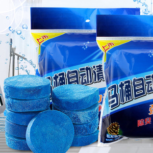 Blue Toilet Cleaner Tablets 10 Pack Automatic Cleaning Deodorizer For Toilet - Product Image 1