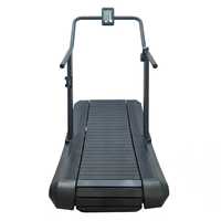 Nouveau tapis roulant commercial mécanique incurvé avec écran LED pour entraînement cardio