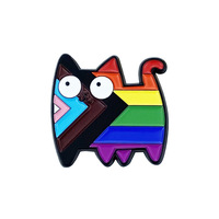 Vous êtes en sécurité Be You Me émail broche coloré rayé pour épinglette courte phrase sac à dos Badge métal vêtements accessoires