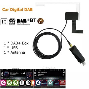 Récepteur radio dans l'<span class=keywords><strong>antenne</strong></span> <span class=keywords><strong>de</strong></span> <span class=keywords><strong>voiture</strong></span> Adaptateur numérique DAB+ Boîtier tuner auxiliaire Audio USB <span class=keywords><strong>Antenne</strong></span> <span class=keywords><strong>amplifiée</strong></span> en boucle Décodage Android Radios - Product Image 2