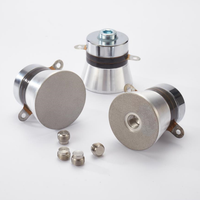 Transductor de vibración ultrasónico de cerámica piezoeléctrico de baja frecuencia 25KHz Oscilador ultrasónico para máquina de limpieza ultrasónica