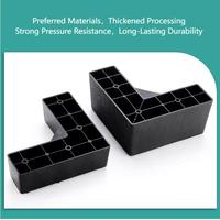 Canapé simple 14*14*5cm, pieds en plastique, vente directe par les fabricants, meubles modernes de salon Lichuan, utiliser des pieds de canapé en plastique