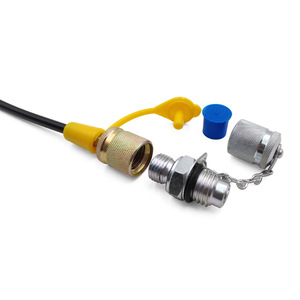 Conector de prueba de presión hidráulica de 5 mm, recto, de acero al carbono, para pruebas de alta presión - Product Image 4