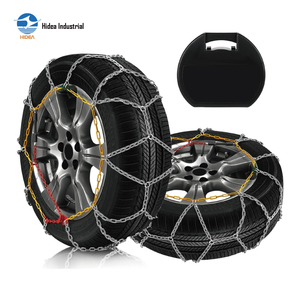 Chaînes à neige HIDEA robustes de type KN 12 mm pour voitures, barres transversales carrées, antidérapantes, pour <span class=keywords><strong>pneus</strong></span>, pour routes hivernales enneigées - Product Image 2