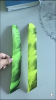 Véritable aile naturelle tir à l'arc flèche plume empennage aubes plume de dinde pour bricolage tir à l'arc chasse cible tir flèche accessoire
