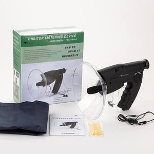 8X gran <span class=keywords><strong>distancia</strong></span> pájaro <span class=keywords><strong>escucha</strong></span> Monocular parabólico micrófono Audio grabación almacenamiento telescopio para protección de seguridad - Product Image 1