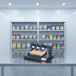 Impresora de inyección de tinta automática de 3 cabezales con pantalla táctil para codificación de huevos con tinta comestible, máquina portátil para imprimir fechas, etiquetas y números de serie - Product Image 1