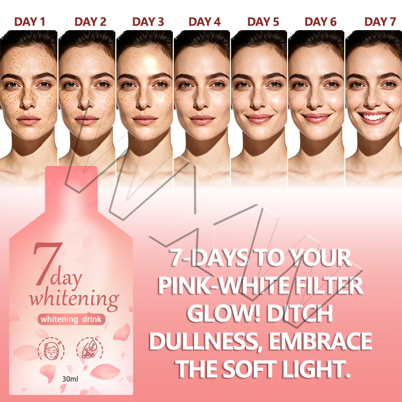 7 Days Effective Whitening Glutathione Oral Liquid Drink Skin Brightening Dark Spot Fade Anti-aging Beauty Drink Oem Bulk