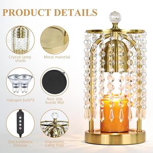 LANJO Calentador de Velas Eléctrico de Metal Caramelo Hecho a Mano, Lámpara Aromática de Alta Fragancia para el Hogar y la Oficina - Product Image 6