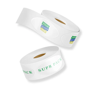 Etiquetas Adhesivas de Papel Plateado Personalizadas con Impresión UV, Código de Barras Duradero para Embalaje de Cosméticos, Perfumes y Cuidado de la Piel, Rollos de Etiquetas