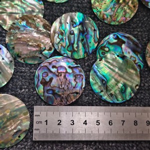 Hạt cườm vỏ ốc tròn, vỏ bào ngư bán buôn dùng làm đồ trang sức, túi xách, khảm - Product Image 4