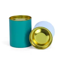 Boîte cylindrique en carton de haute qualité, tubes en papier, emballage rond pour thé et café, emballage en tube de papier