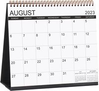 Kalender meja kustom Desktop siswa Notepad Memo disiplin mandiri perencana kartu hitung mundur ornamen kalender