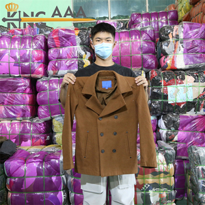 Abrigos de estambre para hombres Chaqueta Marca <span class=keywords><strong>Ropa</strong></span> usada <span class=keywords><strong>Ropa</strong></span> De Juvenil Abrigo de lana de segunda mano - Product Image 2