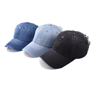 Venta al por mayor sin estructurar suave logotipo personalizado Unisex papá sombreros Vintage logotipo personalizado desgastado Retro Vintage 6 paneles gorra de béisbol para hombre - Product Image 2