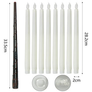 Vente chaude baguette magique en lévitation <span class=keywords><strong>bougie</strong></span> télécommande lampe sans flamme cône LED bougies pour la décoration de mariage de fête d'halloween - Product Image 5