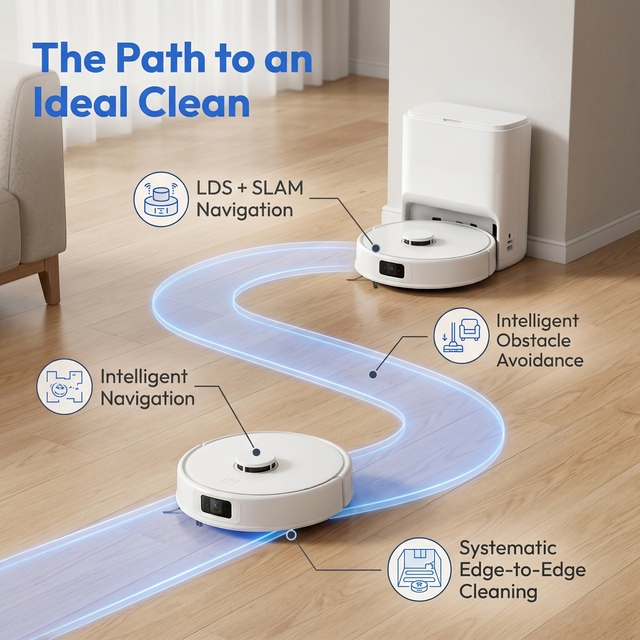 PV9 Auto Empty Mop Washing Robot Vacuum Cleaner 20000Pa LDS Navigation Auto Lift Mop Tuya APP Robotic Cleaner For Pet Hair