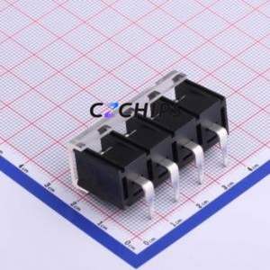 KF48R-9.5-4P Barrier Terminal Block Bent Lead Through Hole,P=9.5mm Connector With Cover Plate 9.5mm 1x4P Right Angle Pin - Product Image 2