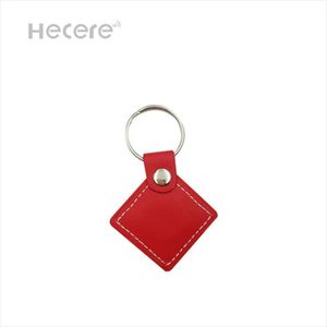 Biểu tượng tùy chỉnh 13.56MHz RFID da Keychain Keyring với uid/cuid/fuid <span class=keywords><strong>chip</strong></span> - Product Image 5