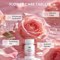 Comprimés de conservation pour fleurs coupées, pour bouquets de fleurs fraîches, présentoirs floraux, fleuristes et professionnels de la fleuristerie