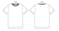 MT1347 T-shirt à manches courtes en coton/polyester avec col rond et logo personnalisés pour hommes