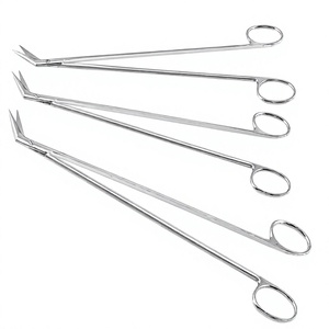 Tijeras Vasculares Manuales de Acero Potts Smith, Anguladas 45 Grados, Hojas de 18 mm, Quirúrgicas Cardiothóricas, Certificación CE Clase II - Product Image 3