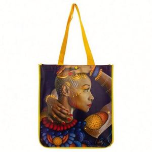 Sac fourre-tout réutilisable de luxe moyen format, sac de shopping en PP laminé non tissé - Product Image 4