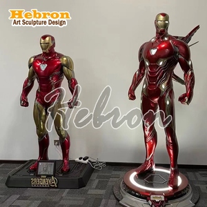 Statua di Iron Man MK50 a Grandezza Naturale con Ali, Action Figure <span class=keywords><strong>Marvel</strong></span> in Resina, Figurina Stile Angelo per Decorazione Negozio - Product Image 3