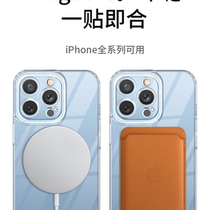 เคสไอโฟน 13 หรูหรา แบบใส TPU แม่เหล็กดูดติด ป้องกันการกระแทก สำหรับ iPhone 14 Pro  รองรับ Magsafe - Product Image 4