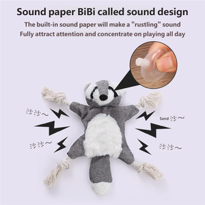 Jouet à mâcher en peluche pour chien <span class=keywords><strong>de</strong></span> haute qualité, résistant aux morsures, interactif, nettoyage des dents molaires, non toxique - Product Image 4