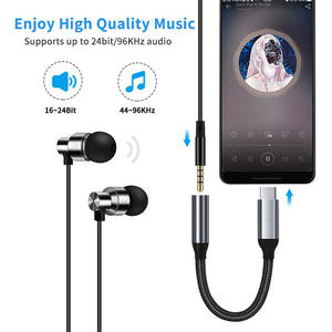 Nouveauté Adaptateur casque DAC USB C vers 3,5 mm AUX Câble pour écouteurs Type C pour Huawei Samsung iPhone - Product Image 3