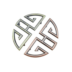 Xiduo Hardware Zinc Alloy Chinese Style Cabinet Door Handles Geometric Design <b>Antique</b> Bronze Finish Durable Furniture Hardware - Product Image 3