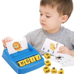 Jeu de <span class=keywords><strong>math</strong></span>ématiques et d'association de lettres Montessori en bois, jouet d'apprentissage précoce pour enfants, jouet cognitif d'anglais - Product Image 1