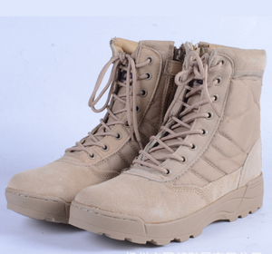 Botas Tácticas Transpirables para Exteriores Definite TCB03 de Gamuza para Camping, Desierto y Selva, Color Negro y Caqui - Product Image 5