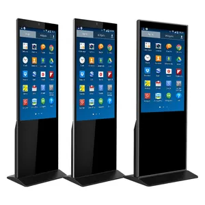 55-Zoll-Innenbodenständer Wifi-Touchscreen Kiosk Sinage Display Digital Signage LCD-Werbe spieler Digital Totem