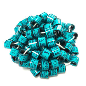 Fabrika doğrudan satış yüksek kalite FCI tedarikçisi özelleştirilmiş kişisel güvercin yüzükler alüminyum 7.5mm boyutu 11 yarış güvercinler bacak yüzükler - Product Image 1