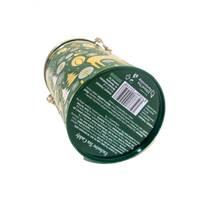 Emballage de boîte à thé ronde en métal personnalisée hermétique pour boîte à café conteneur cylindre de qualité alimentaire