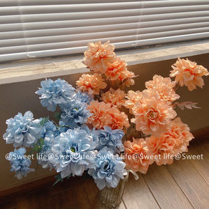 Factory Artificial Camellia <b>Flowers</b> 60cm <b>Silk</b> <b>Flower</b> Indoor Decoration Wedding <b>Arrangement</b> - Product Image 2