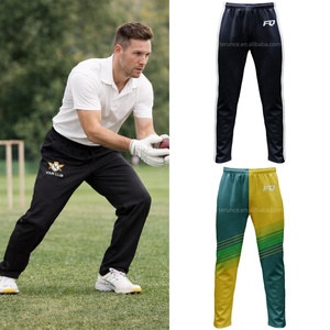 Pantalones de Cricket Personalizados para Entrenamiento, Pantalones de Equipo Personalizados para <span class=keywords><strong>Club</strong></span> y Práctica, Pantalones Largos de Cricket Transpirables para Clubes y Escuelas - Product Image 1