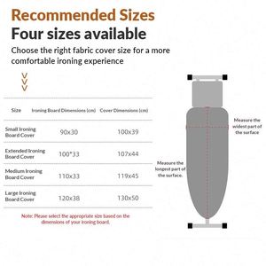 Housse de planche à repasser personnalisée avec logo, en coton imprimé résistant aux brûlures et inaltérable, coussin de remplacement épaissi pour la lessive, vente en gros - Product Image 3