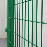 Clôture de sécurité en fil de fer soudé incurvé 3D décoratif pour l'extérieur, résistant à la corrosion, avec finition peinte en poudre, design écologique